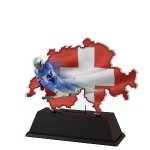 Plaketa lyžování - LAC005M1