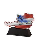 Plaketa lyžování - LAC005M1