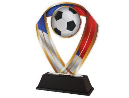 Plaketa fotbal CZ - ACRC001M16