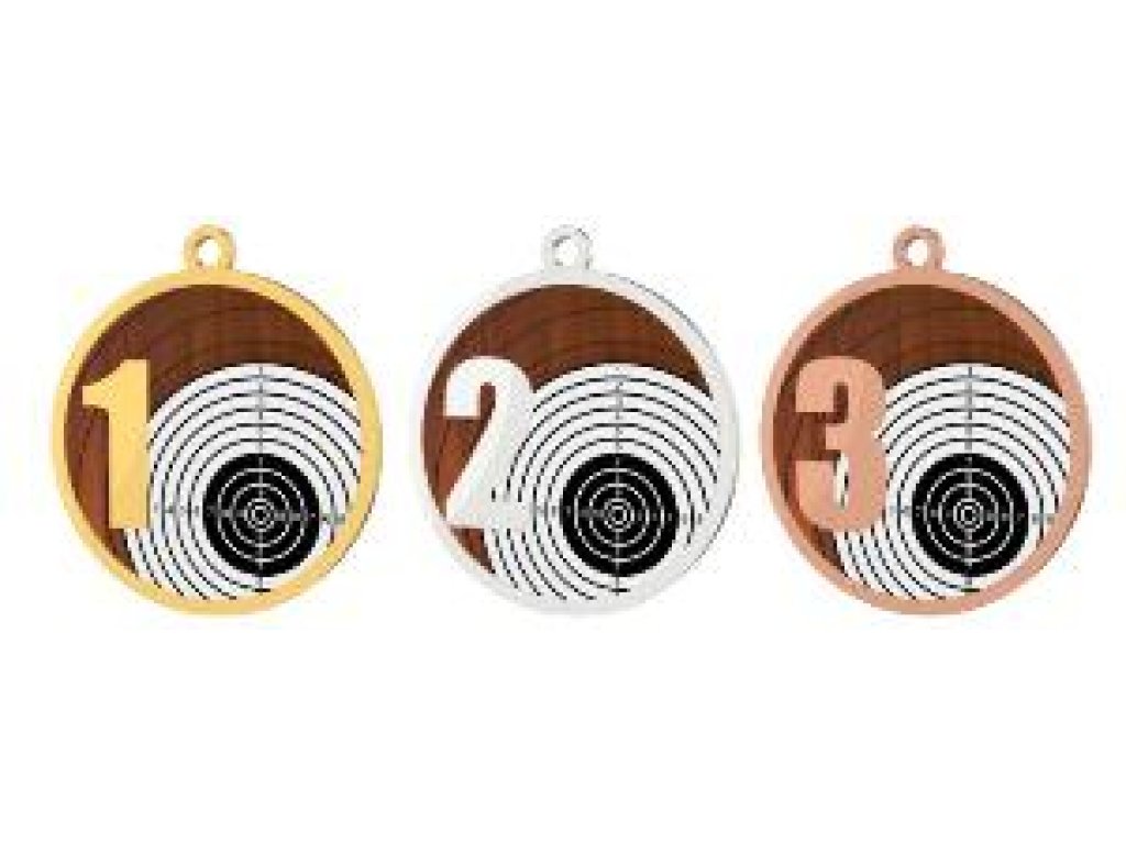 Medaile - střelba - MDT0001M15