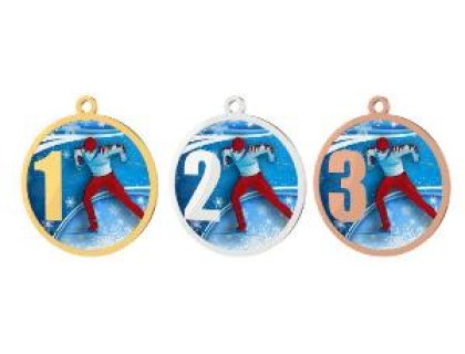 Medaile - lyžování - MDT0001M30