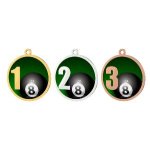 Medaile - kulečník - MDT0001M04