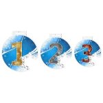 Medaile - čísla - MDAS0026