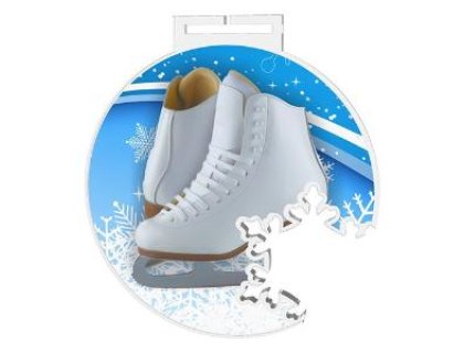 Medaile - krasobruslení - MDAS0014