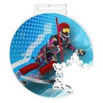 Medaile - sjezdové lyžování - MDAS0024