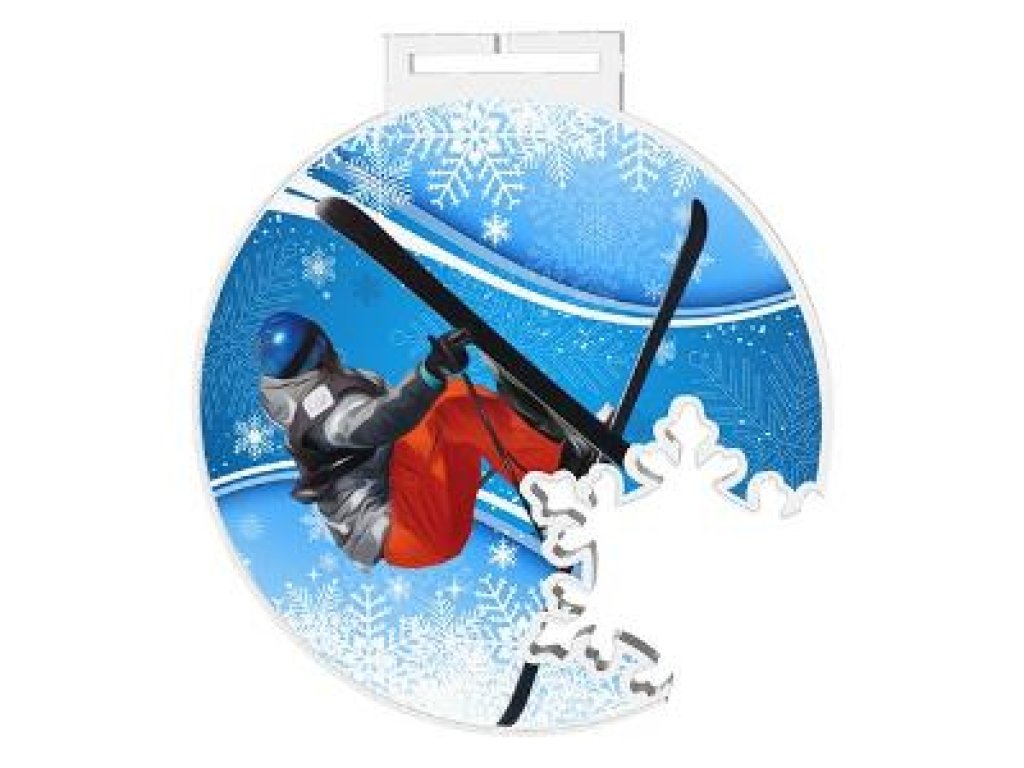 Medaile - akrobatické lyžování - MDAS0020