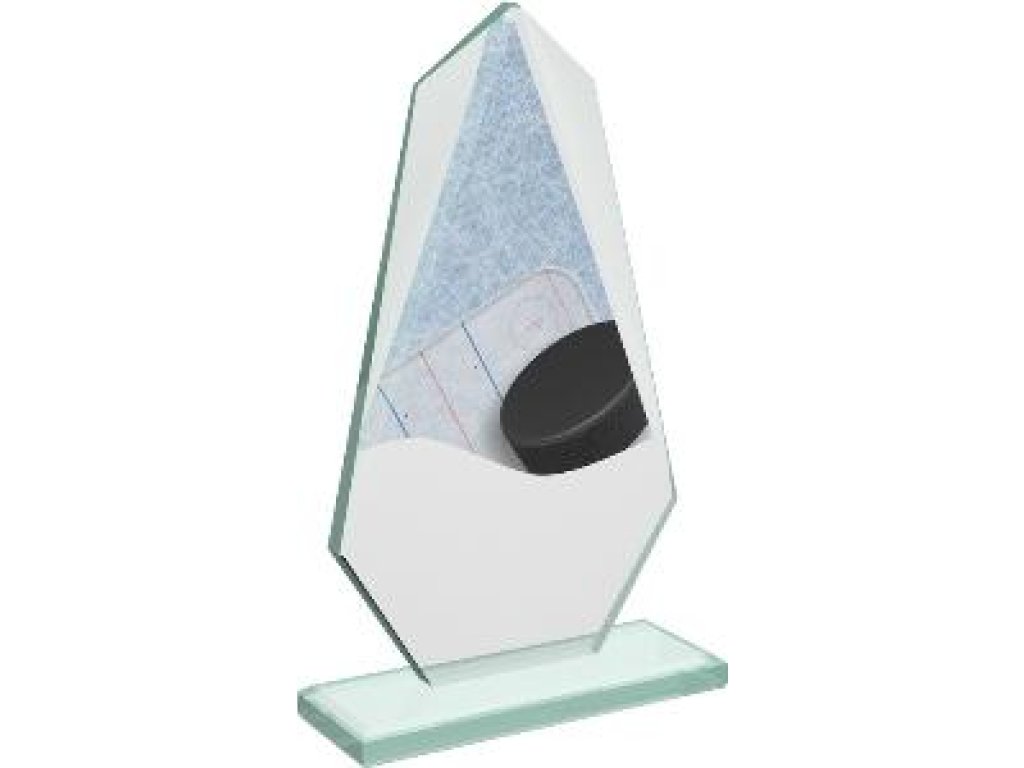 Hokejová skleněná trofej - CRT20008M8