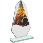 Hasičská skleněná trofej - CRT20008M6