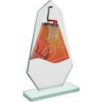 Basketbalová skleněná trofej - CRT20008M2