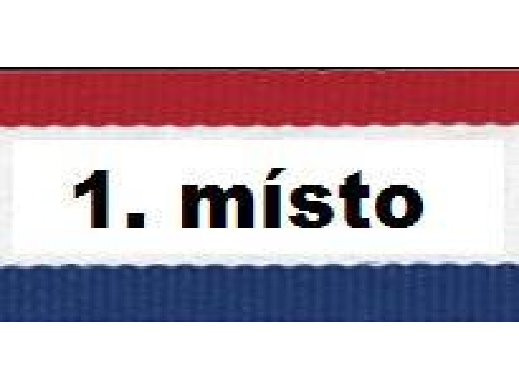 Trikolora na věnec s potiskem