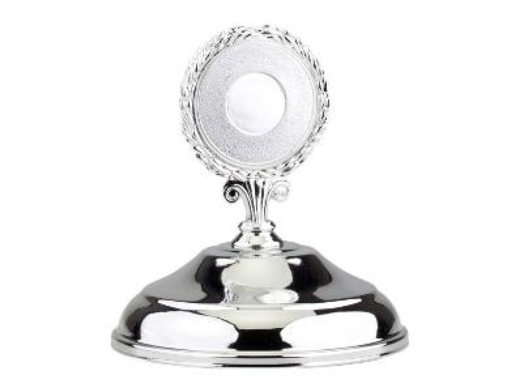 Poklice stříbrná  s držákem - PO0002