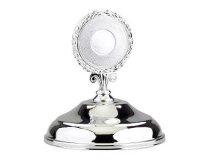 Poklice stříbrná  s držákem - PO0002