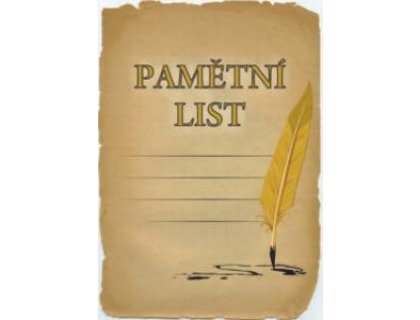 Diplom pamětní list - 6707