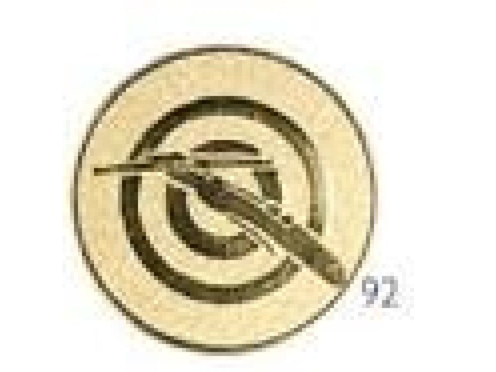 Emblém sportovní střelba, kuše - E037